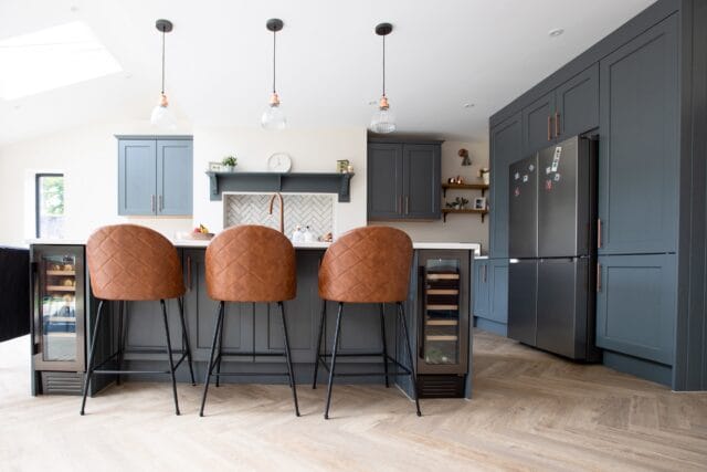 Classic style painted shaker kitchen