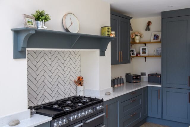 Classic style painted shaker kitchen