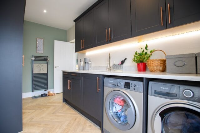 Classic style painted shaker kitchen