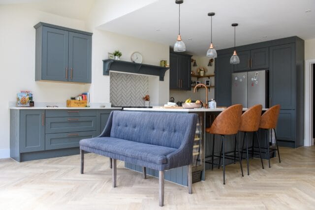 Classic style painted shaker kitchen