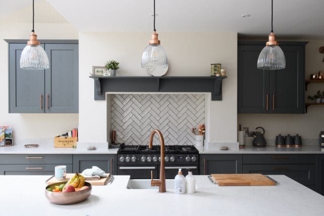 Classic style painted shaker kitchen