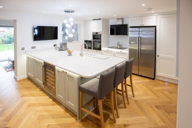 Classic painted shaker kitchen