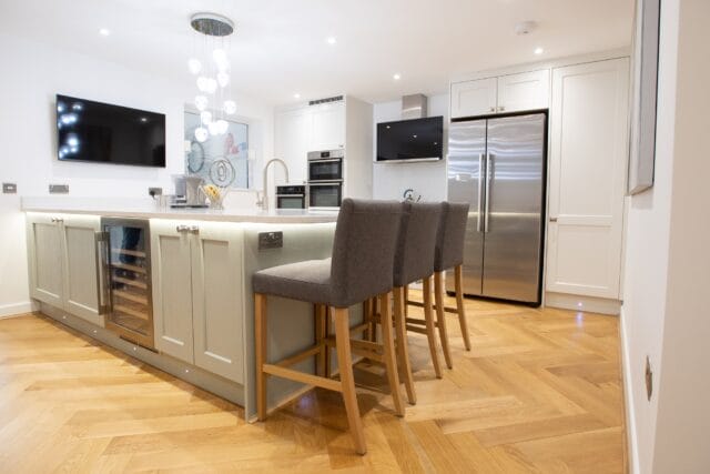 Classic painted shaker kitchen