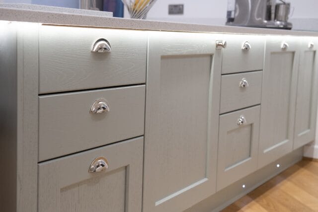 Classic painted shaker kitchen, Hill Head