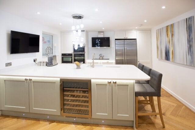 Classic painted shaker kitchen