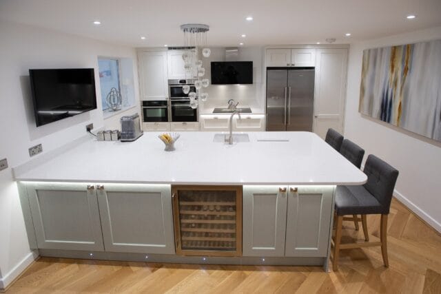Classic painted shaker kitchen