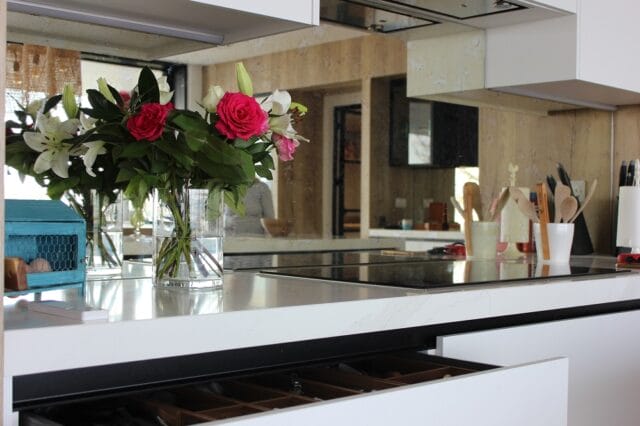 Large, open plan kitchen