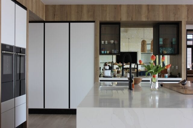 Large, open plan kitchen