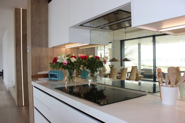 Large, open plan kitchen