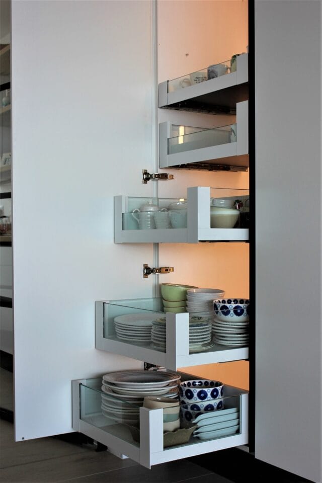 Large, open plan kitchen