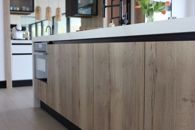 Large, open plan kitchen