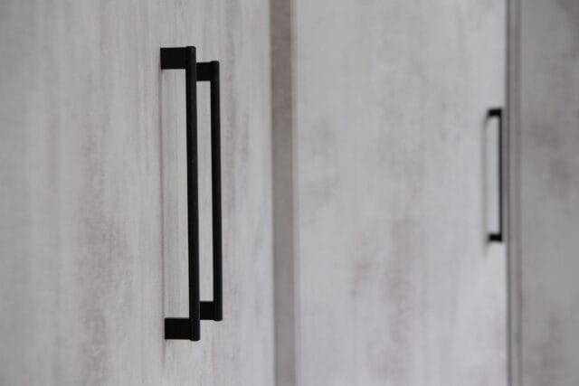 Kitchen doors in Concrete Light