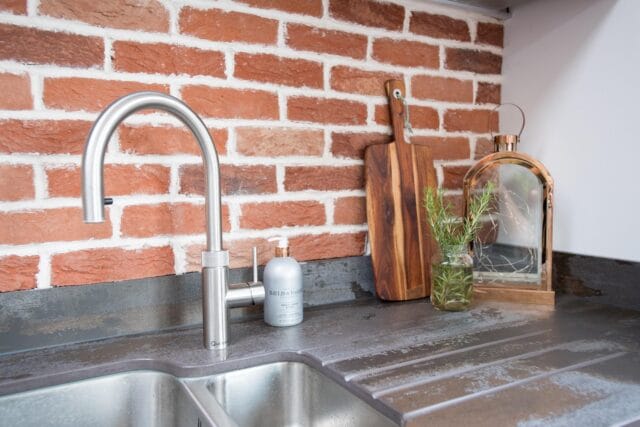 Quooker tap and Dekton work surface