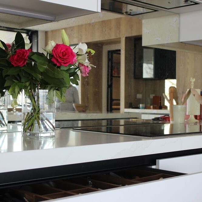 Large, open plan kitchen